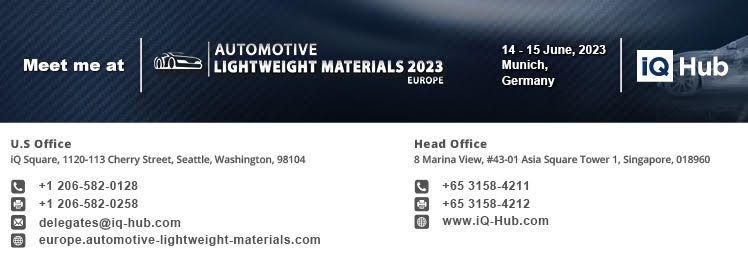 Automotive Lightweight Materials Europe 2023 Conference
