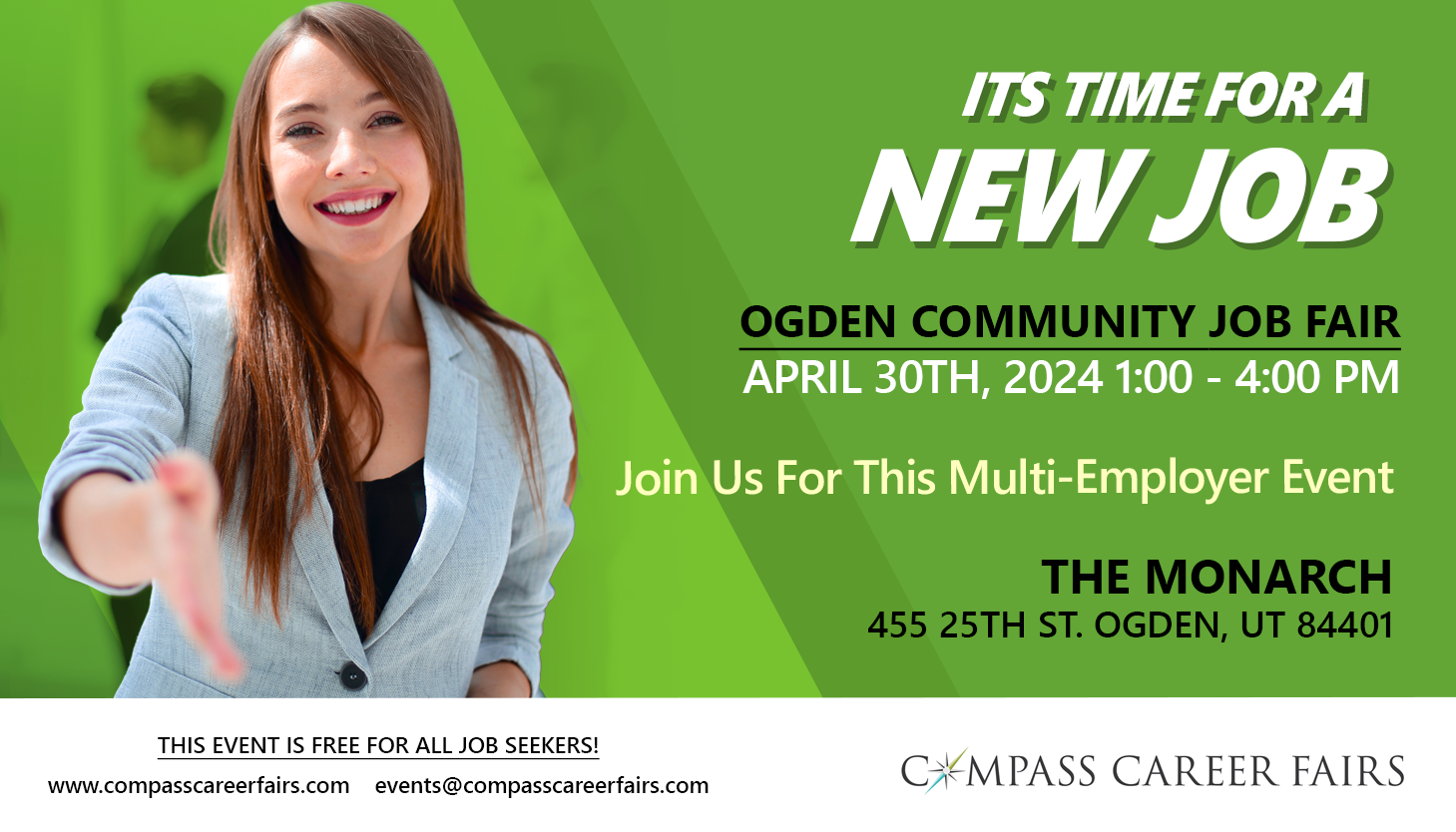 Ogden Community Job Fair 4/30/24 – 60+ Hiring Companies in one location
